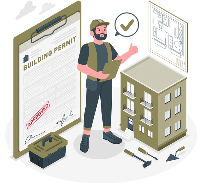 Commercial building permits and regulations